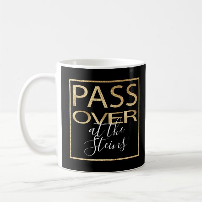 Passover Mug 11 oz. Passover Classic Gold (Left)