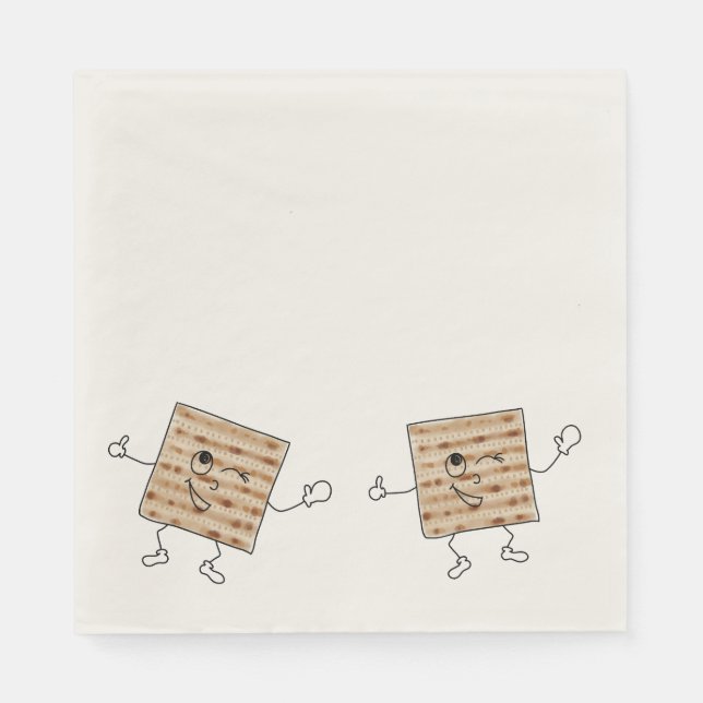 Passover Napkings | Cute and Classy Matzah Napkins (Front)