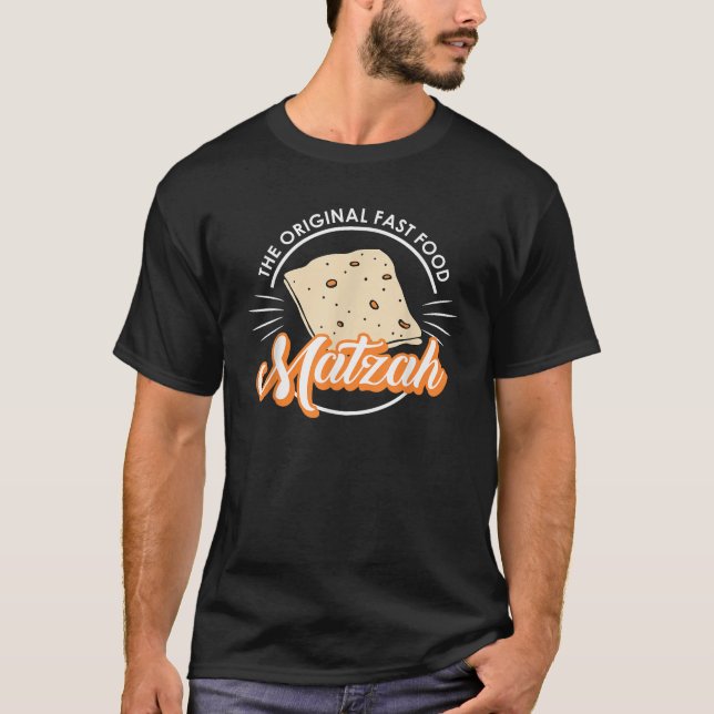 Passover Original Fast Food Matzah Seder Jewish Ho T-Shirt (Front)