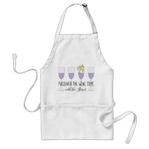 Passover "PassoverWineTime" Standard Apron