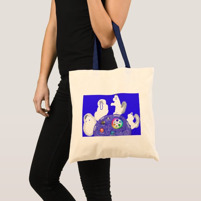 Passover Pesach Seder Table with Animals  Tote Bag (Front (Product))