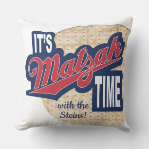 Passover Seder 20/20" Pillow "It's MATZAH Time!"