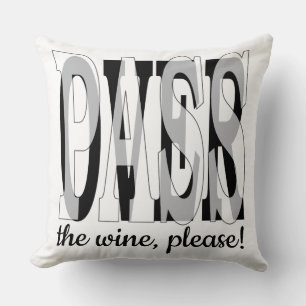 Passover Seder 20 x 20" Pillow "Passover the wine"