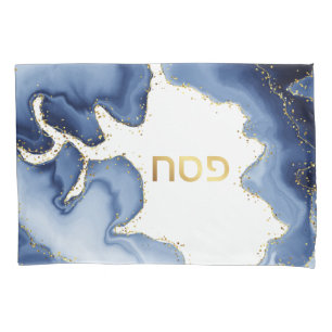 Passover Seder Blue Agate Personalised Pillowcase