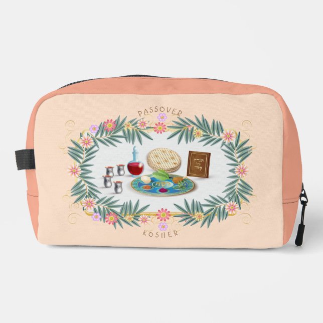 Passover Seder Kosher Pesach Matzah Dopp Kit (Front)