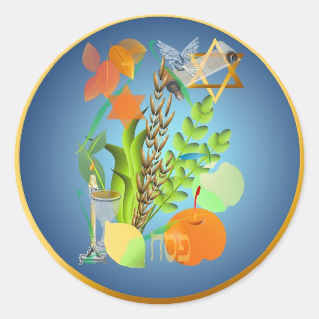Passover Seder Sticker (Front)