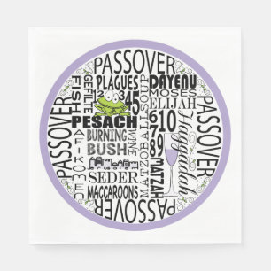 Passover Standard Napkins "Dayenu & more"