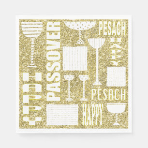 Passover Standard Napkins "Passover Gold"