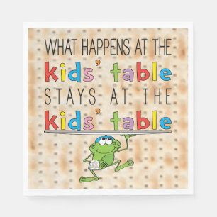 Passover Standard Napkins The Kids' Table Pattern