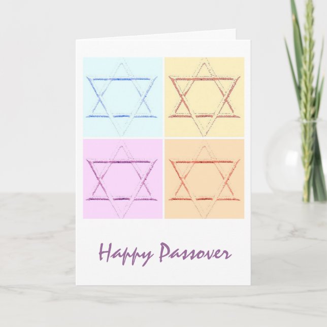 Passover Star of David Card (Front)