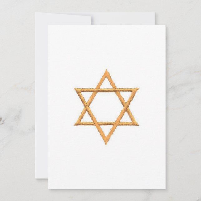 Passover Star of David Card (Front)