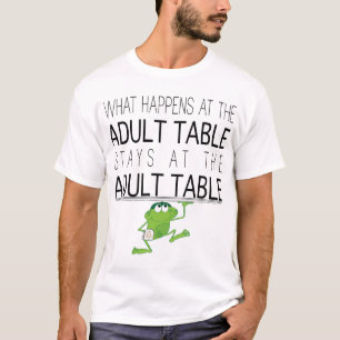 Passover "The Adult Table "Men's Basic T-Shirt" T-Shirt