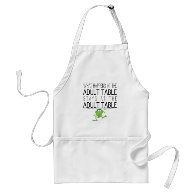 Passover "The Adult Table" Standard Apron (Front)