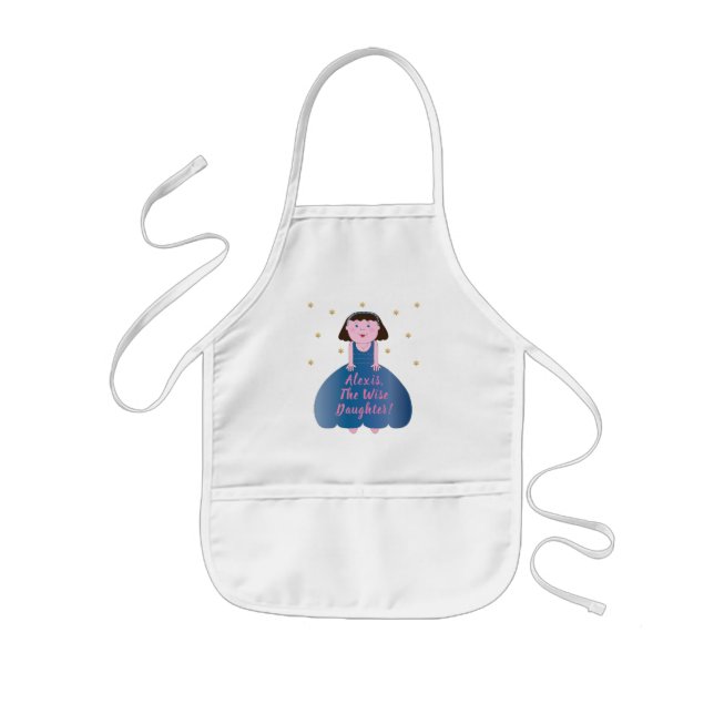 Passover "The Wise Daughter" Kid's Apron (Front)