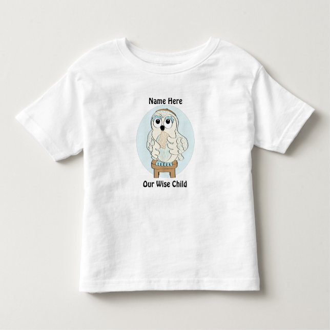 Passover Toddler T-Shirt Customise"Our Wise Child" (Front)
