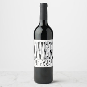 Passover Wine Bottle Label Passover the Wine