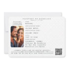 Passport Navy Faux Gold Hearts Destination Wedding