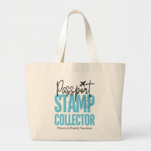 Passport Stamp Collector Tote Bag
