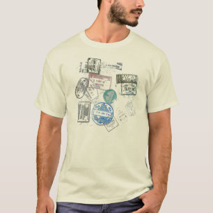 passport visas travel t-shirt design