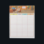 Password Log Notepad<br><div class="desc">Never forget a password again with this password log notepad. This is a great for keeping track of all of your important website usernames,  passwords,  and email addresses!  Featuring a very cute and colourful design with 40 easy tear-away pages.</div>