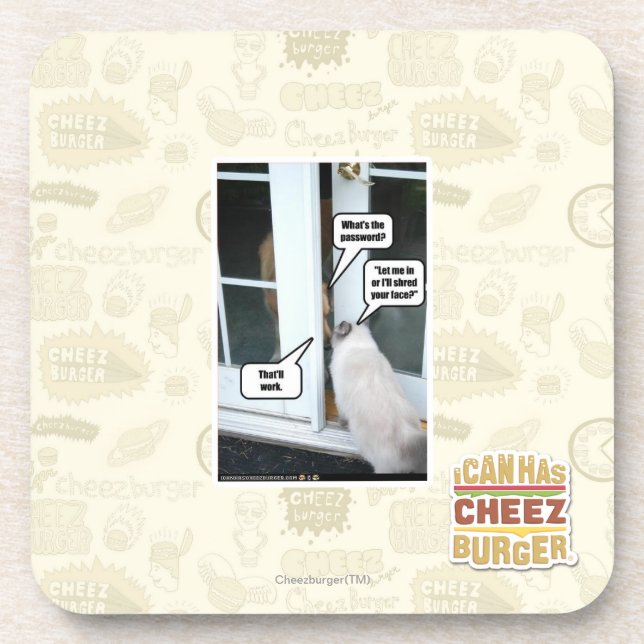 Password Please Coaster (Front)