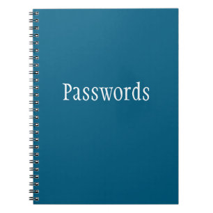 Passwords Notebook