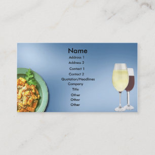 Past and Wine Business Card