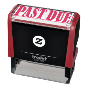 Past Due Payment Notice Collection Reminder Office Self-inking Stamp