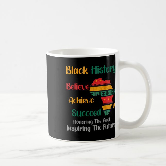 Past Inspiring Future Black History Month  Coffee Mug (Right)