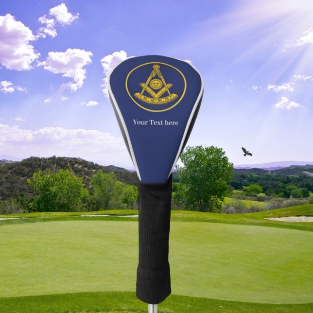 Past Master Lodge Freemason Masonry Masonic Golf Head Cover (Creator Uploaded)