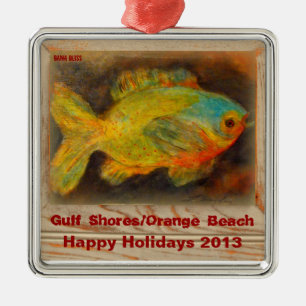 PAST YEARS**2013**Ornament: GulfShores/OrangeBeach Metal Tree Decoration
