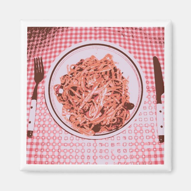Pasta Aldente! Magnet (Front)