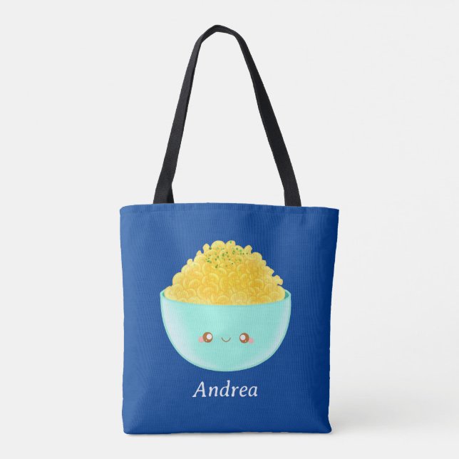 Pasta And Cheese Tote Bag (Back)