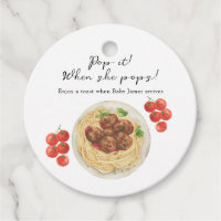 Pasta Baby Shower Pop it! When she pops