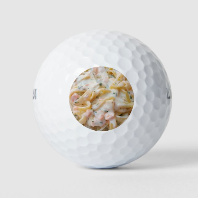 Pasta Custom Food Photo Golf Balls (Front)