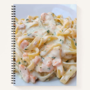Pasta Custom Food Photo Notebook