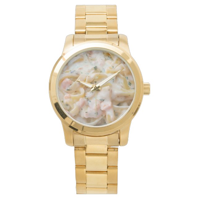 Pasta Custom Food Photo Watch (Front)