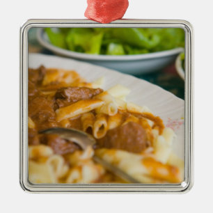 pasta dish, istria, Croatia, eastern Europe, Metal Tree Decoration