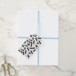 Pasta Diversity Grey Food Italy Lover Foodie Gift Tags