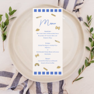 Pasta drawings Wedding Menu 