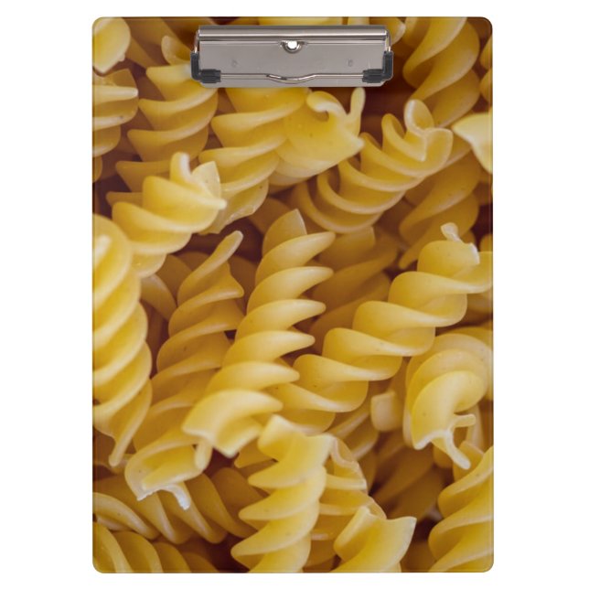 Pasta Fusilli Noodles Clipboard (Front)