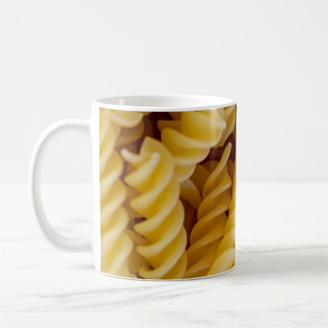 Pasta Fusilli Noodles Coffee Mug (Left)