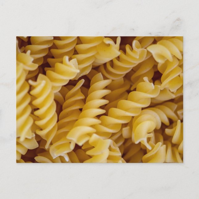 Pasta Fusilli Noodles Postcard (Front)