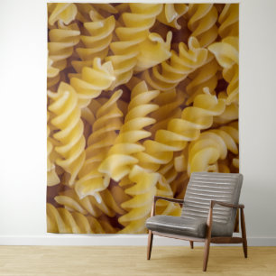 Pasta Fusilli Noodles Tapestry