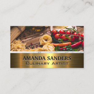Pasta Herbs and Spices   Culinary Business Card