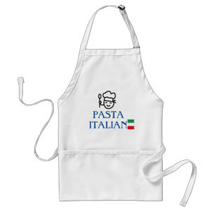 Pasta Italiano Italy flag chef Standard Apron