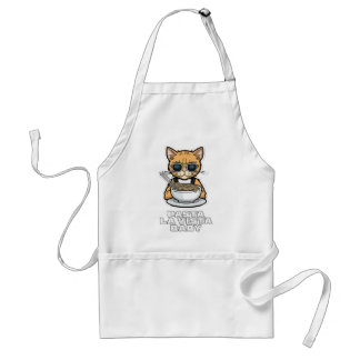 Pasta La Vista Baby Fun Cat Design Standard Apron