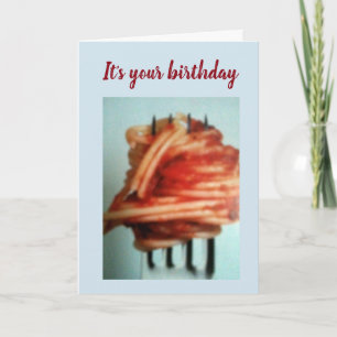****PASTA LOVER'S*** CUTE **BIRTHDAY*** CARD
