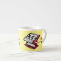 Pasta maker cartoon illustration 