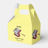 Pasta maker cartoon illustration